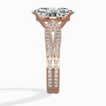 Vintage Split Shank Solitaire Ring Engagement Ring - The Better Diamonds