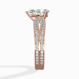 Vintage Split Shank Solitaire Ring Engagement Ring - The Better Diamonds
