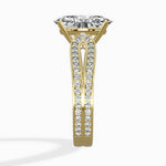 Vintage Split Shank Solitaire Ring Engagement Ring - The Better Diamonds
