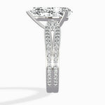 Vintage Split Shank Solitaire Ring Engagement Ring - The Better Diamonds
