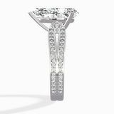 Vintage Split Shank Solitaire Ring Engagement Ring - The Better Diamonds