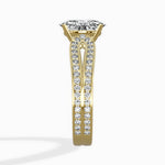 Vintage Split Shank Solitaire Ring Engagement Ring - The Better Diamonds