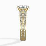 Vintage Split Shank Solitaire Ring Engagement Ring - The Better Diamonds