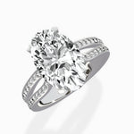 Vintage Split Shank Solitaire Ring Engagement Ring - The Better Diamonds