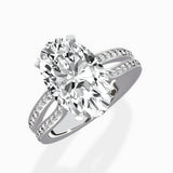 Vintage Split Shank Solitaire Ring Engagement Ring - The Better Diamonds