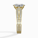 Vintage Split Shank Solitaire Ring Engagement Ring - The Better Diamonds