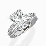 Vintage Split Shank Solitaire Ring Engagement Ring - The Better Diamonds
