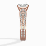 Vintage Split Shank Solitaire Ring Engagement Ring - The Better Diamonds
