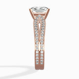 Vintage Split Shank Solitaire Ring Engagement Ring - The Better Diamonds