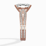 Vintage Split Shank Solitaire Ring Engagement Ring - The Better Diamonds