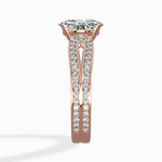 Vintage Split Shank Solitaire Ring Engagement Ring - The Better Diamonds