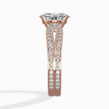Vintage Split Shank Solitaire Ring Engagement Ring - The Better Diamonds