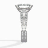 Vintage Split Shank Solitaire Ring Engagement Ring - The Better Diamonds