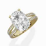 Vintage Split Shank Solitaire Ring Engagement Ring - The Better Diamonds