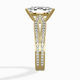 Vintage Split Shank Solitaire Ring Engagement Ring - The Better Diamonds