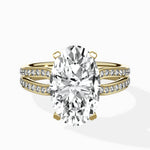 Vintage Split Shank Solitaire Ring Engagement Ring - The Better Diamonds