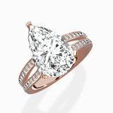 Vintage Split Shank Solitaire Ring Engagement Ring - The Better Diamonds