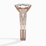 Vintage Split Shank Solitaire Ring Engagement Ring - The Better Diamonds