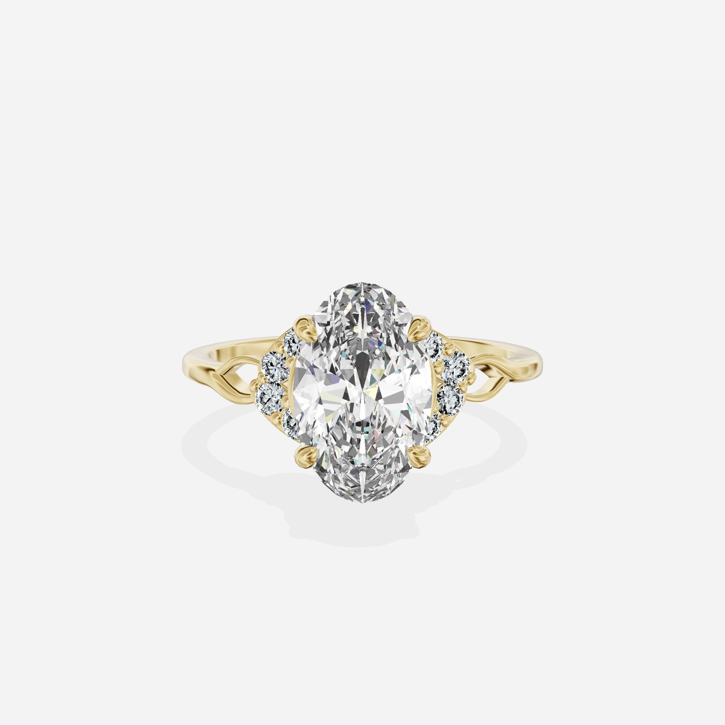 Eliya Vintage Style Engagement Ring