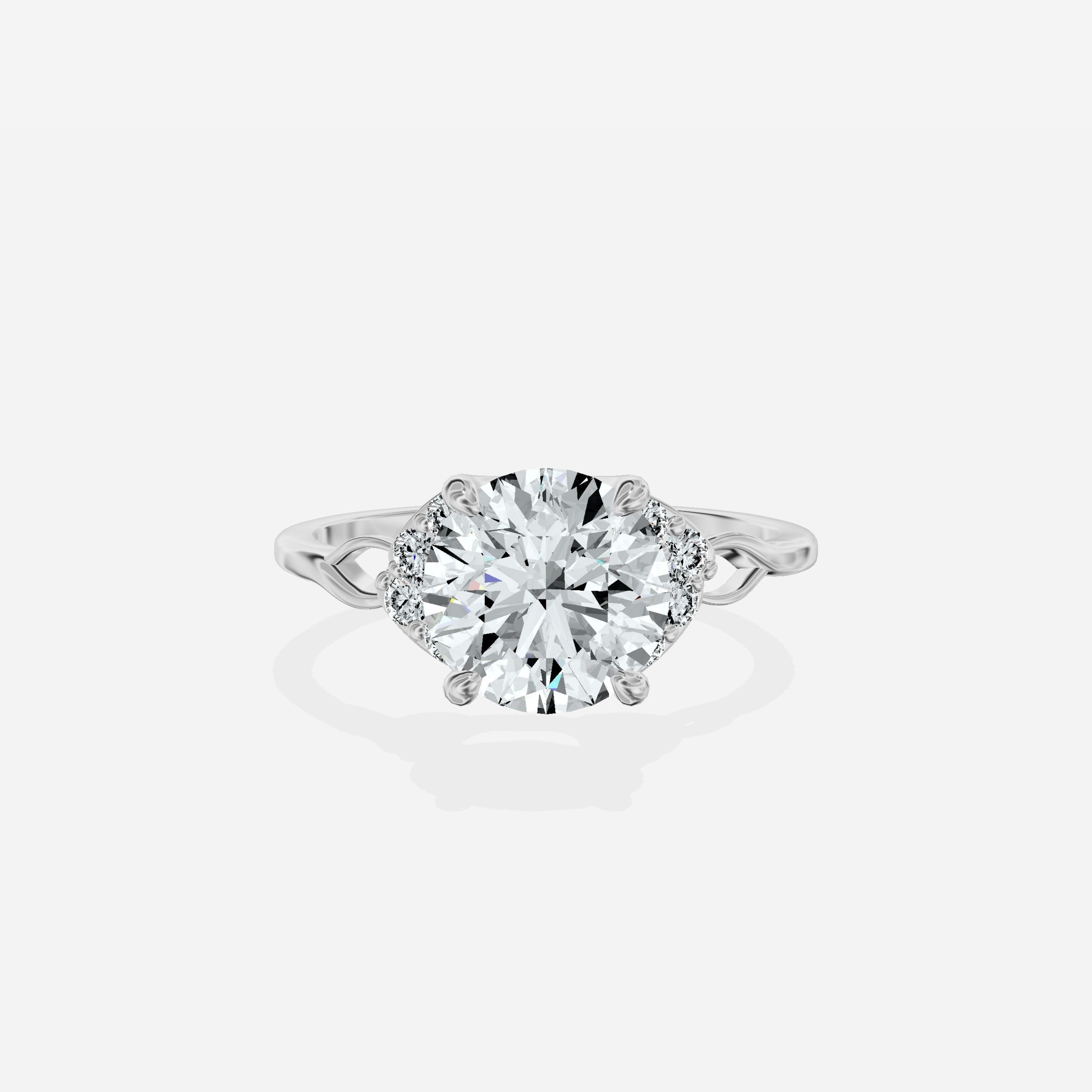 Eliya Vintage Style Engagement Ring