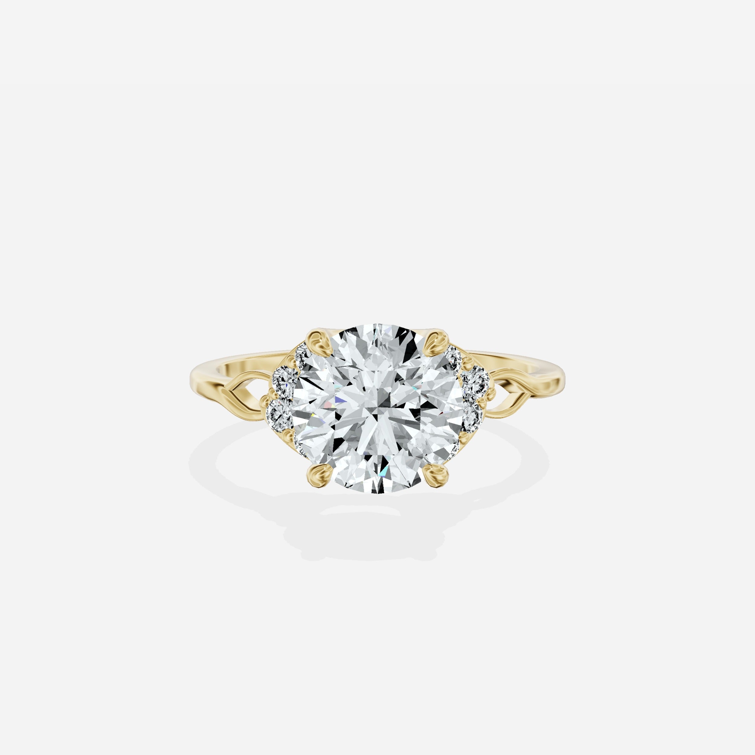 Eliya Vintage Style Engagement Ring